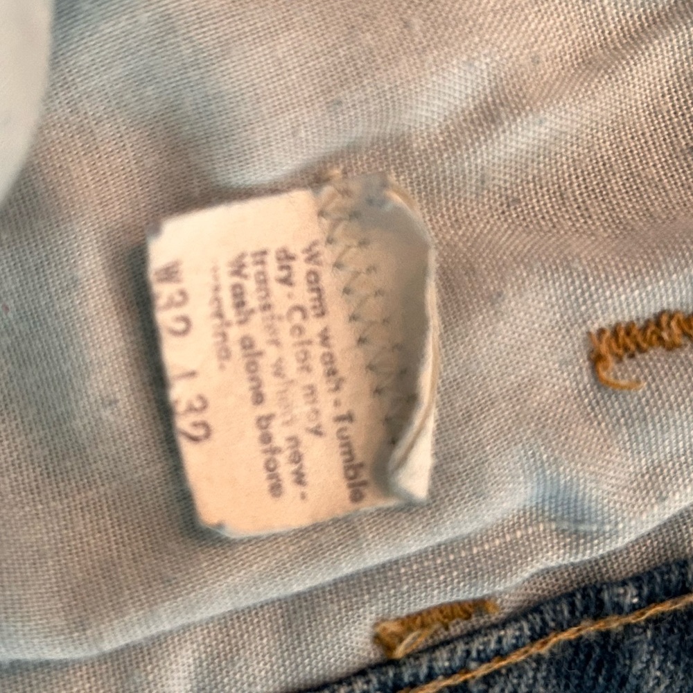 Vintage Levi’s Orange Tag Flared Jeans 32” x 32” - Picture 5 of 5